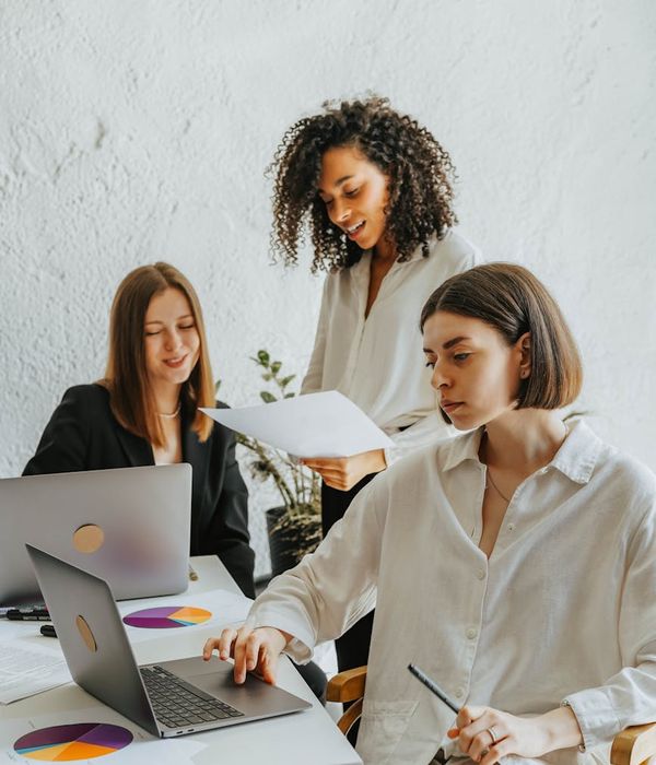 Team collaborating on smart home technology solutions